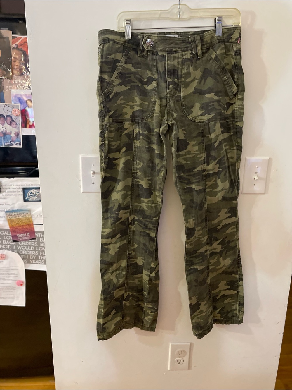 Rue21 Green Camo Cargo Pants Size 16